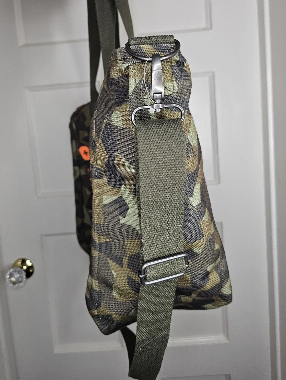 FIGS Camo FREEx Canvas Weekender Tote Bag - Martini Olive